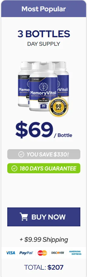 MemoryVitali - 3 Bottles